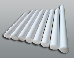 Molded PTFE Rods